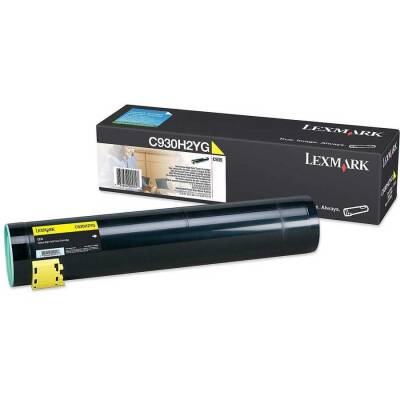 Lexmark C935-C930H2YG Sarı Orjinal Toner - 1