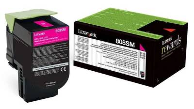 Lexmark CX410-80C8SM0 Kırmızı Orjinal Toner Yüksek Kapasiteli - 1