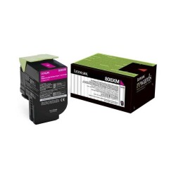 Lexmark CX510-80C8XM0 Kırmızı Orjinal Toner Extra Yüksek Kapasiteli - 1