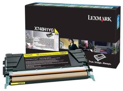 Lexmark X748-X748H1YG Sarı Orjinal Toner Yüksek Kapasiteli - 1