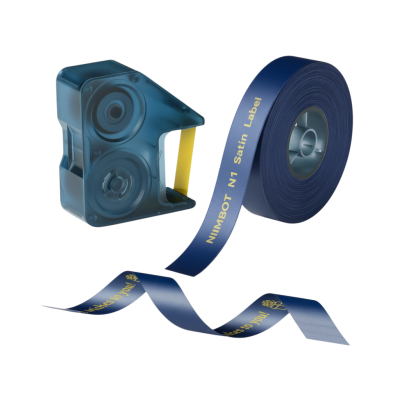 Niimbot 14mm x 5.1m Gold Ribbon + Lacivert Kurdele (B18/N1) - 1