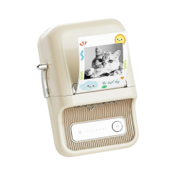 Niimbot B21 PRO Krem Termal Etiket Yazıcı (300 DPI) - Niimbot