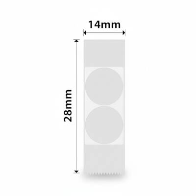 Niimbot ET 14x28mm 195 Adet Şeffaf Etiket (B18/N1) Transparent - 2