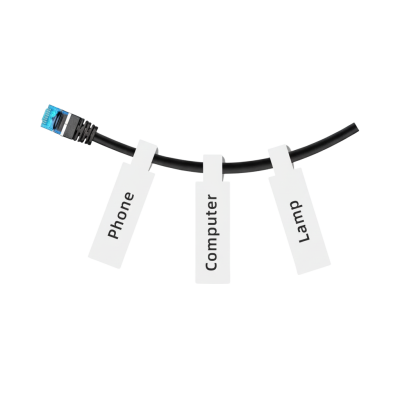 Niimbot T12.5x74+35mm 65 Adet Beyaz Kablo Etiketi (D11, D110, D101, H1S) - 2