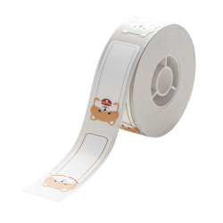 Niimbot T14x50mm 130 Adet Yavru Köpek Desenli Etiket (D11, D110, D101, H1S) - Niimbot