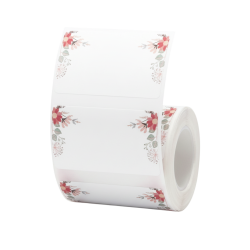 Niimbot T50x30mm 230 Adet İlk Bahar Desenli Etiket (B1, B21S, B3S) - Niimbot