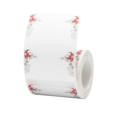 Niimbot T50x30mm 230 Adet İlk Bahar Desenli Etiket (B1, B21S, B3S) - 1