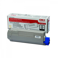 Oki C5850-43865744 Siyah Orjinal Toner - 1