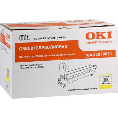 Oki C5850-43870021 Orjinal Sarı Drum Ünitesi - 1