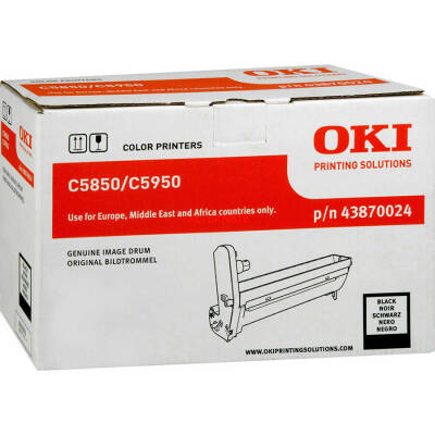 Oki C5850-43870024 Orjinal Siyah Drum Ünitesi - 1