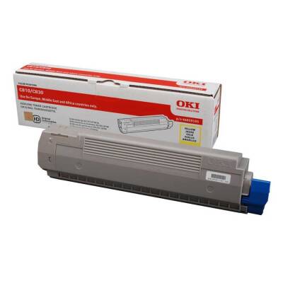 Oki C810-44059117 Sarı Orjinal Toner - 1