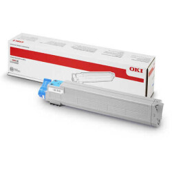 Oki C9655 Mavi Orjinal Toner - 1