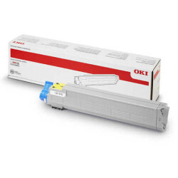 Oki C9655 Sarı Orjinal Toner - 1