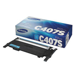 Samsung CLP-320/CLT-C407S Mavi Orjinal Toner - 1