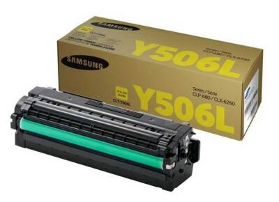 Samsung CLP-680/CLT-Y506L/SU519A Sarı Orjinal Toner - 1