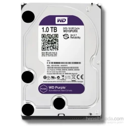 WD 1TB Purple 3.5” Güvenlik HDD – SATA3, 5400RPM, 64MB, WD10PURZ (3 Yıl Garanti) - 1