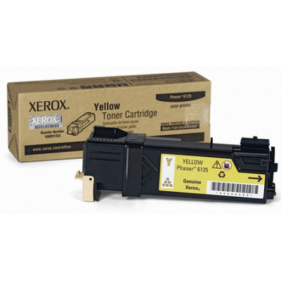 Xerox Phaser 6125 -106R01337 Sarı Orjinal Toner - 1