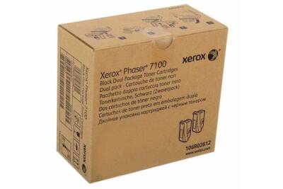 Xerox Phaser 7100-106R02612 Siyah Orjinal Toner 2Li Paket - 1